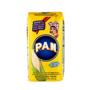 Harina de Maíz Blanco Precocida 1 Kg Sin Gluten Pan