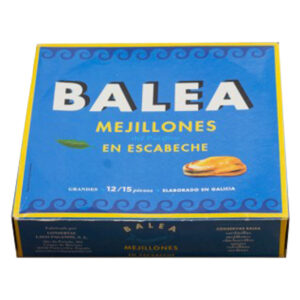 Mejillones del Pacífico en Escabeche 12/15 Piezas Balea
