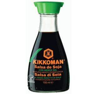 Salsa de Soja Kikkoman 150 ml con Menos Sal
